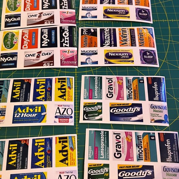 5/$20 pill box stickers/labels - Picture 2 of 6